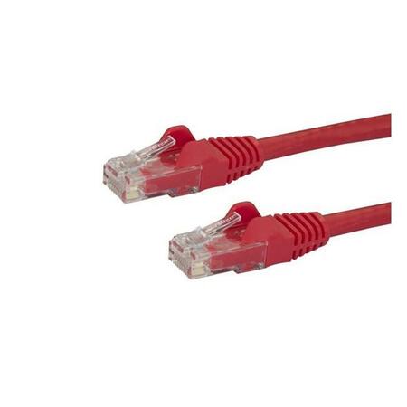 STARTECH.COM 1 ft. Cat6 Ethernet Patch Cable with Snagless, Red N6PATCH1RD